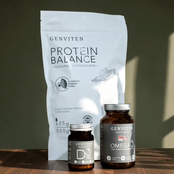 Vitamin D3 – Aukštos Kokybės Vitamino D Papildas | Genviten