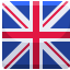 UK flag icon on white background