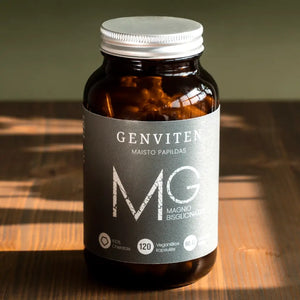 Genviten Magnio Bisglicinatas, 120 kaps. | Aukštos Kokybės Magnis